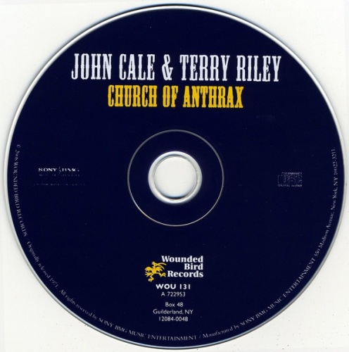 John Cale & Terry Riley - Church Of Anthrax (1971) (Remastered, 2008) Lossless