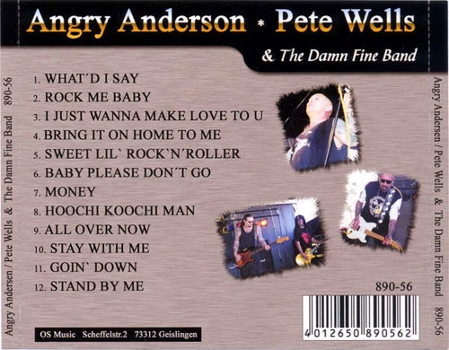 Pete Wells / Angry Anderson & The Damn Fine Band - Pete Wells - Angry Anderson / The Damn Fine Band 2001