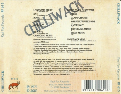 Chilliwack - Chilliwack II (1971) (2001) Lossless