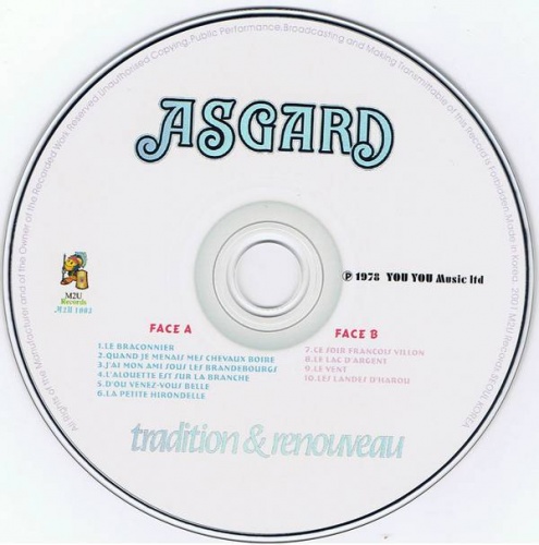 Asgard - Tradition & Renouveau (1978) (Limited Edition, 2001) Lossless