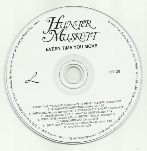 Hunter Muskett - Everytime You Move (1970) (Reissue, 2007) Lossless Hunter Muskett - Everytime You Move (1970) (Reissue, 2007) Lossless