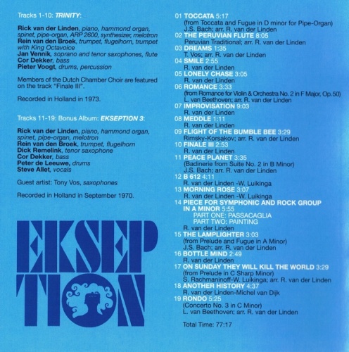 Ekseption - Trinity / Ekseption 3 (1970/73) (2007) Lossless