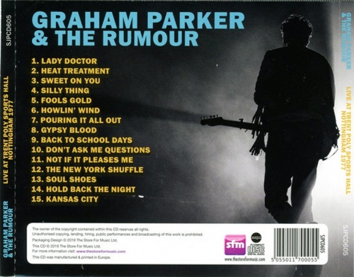 Graham Parker & The Rumour - Live At Trent Poly Sports Hall Nottingham (1977) (Remastered, 2019) Lossless