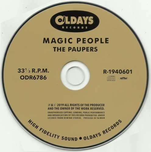 The Paupers - Magic People (1967) (Japan Remastered, 2019) Lossless