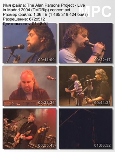 The Alan Parsons Project - Live in Madrid 2004 (DVDRip)