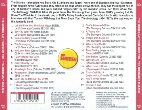 The Shanes - Let Them Show You The Anthology (1964-67) (Compilation, 2014) Lossless