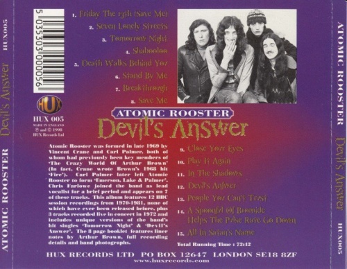 Atomic Rooster - Devil's Answer [1970-72-81] (1998) Lossless
