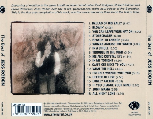 Jess Roden - The Best Of (2009) Lossless