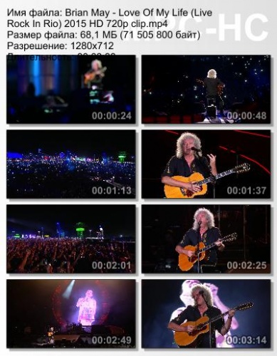Brian May - Love Of My Life (Live Rock In Rio) 2015