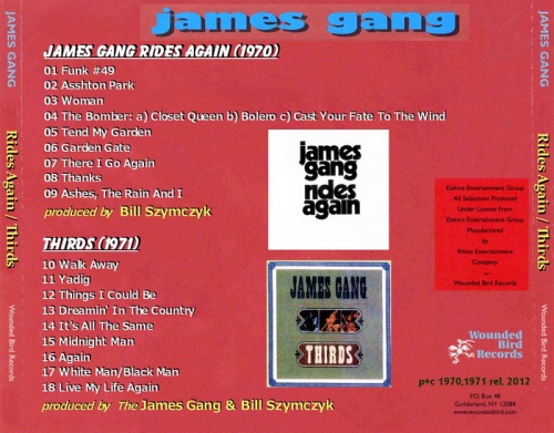 James Gang - Rides Again/Thirds (1970/1971)