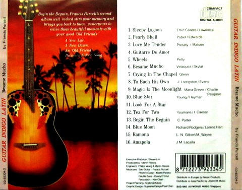 Francis Purcell - Guitar Indigo Latin Besame Mucho 1992(Lossless)