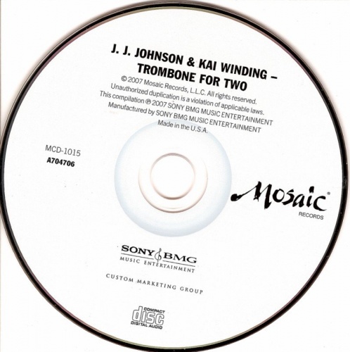 JJ Johnson & Kai Winding - Trombone for Two 1956 [Remastered, 2007] Lossless