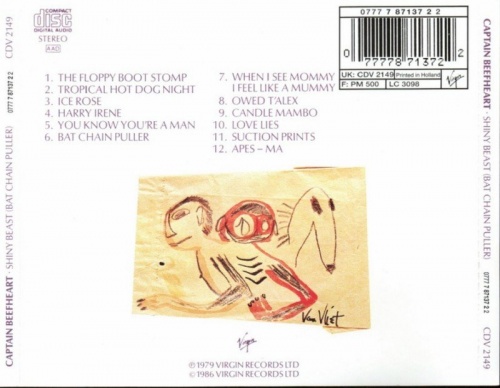 Captain Beefheart And The Magic Band - Shiny Beast (Bat Chain Puller) 1978/1986  Lossless
