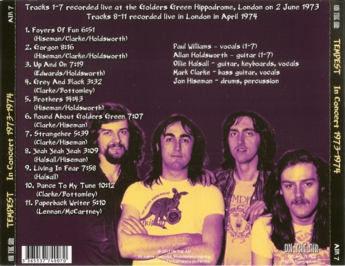 Tempest - In Concert (1973-74) [2013] lossless