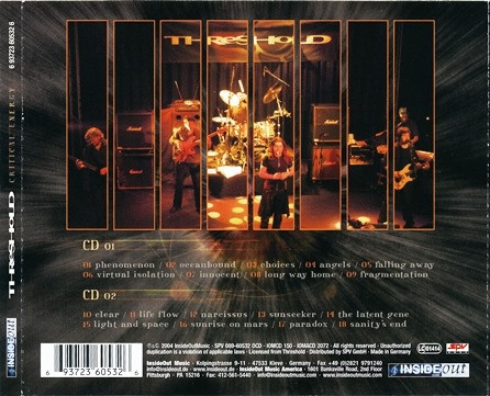 Threshold - Critical Energy (2004) [2CD] Lossless