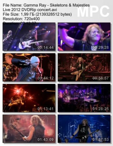 Gamma Ray - Skeletons & Majesties Live 2012 (DVDRip)