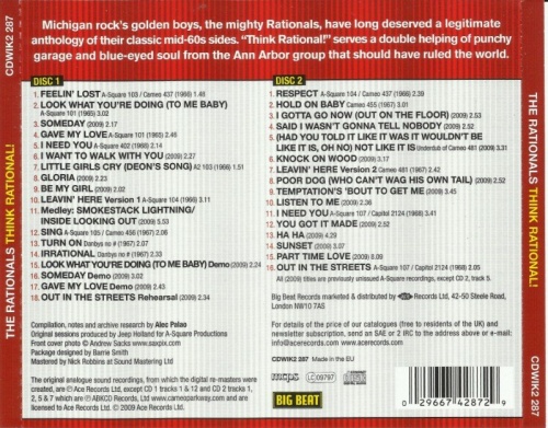 The Rationals - Think Rational (1965-68) [Remastered] (2009) Lossless