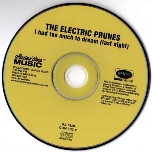 The Electric Prunes - I Had Too Much To Dream (Last Night) (1967) [Reissue, Extended, 2000] Lossless